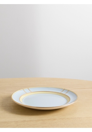 GINORI 1735 - Colonna 20cm Gold-plated Porcelain Dessert Plates - Blue - One size