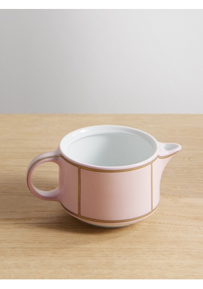 GINORI 1735 - Gold-plated Porcelain Milk Jug - Pink - One size