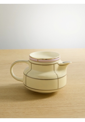 GINORI 1735 - Gold-plated Porcelain Tea Pot - Yellow - One size