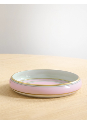 GINORI 1735 - Gold-plated Porcelain Change Tray - Pink - One size