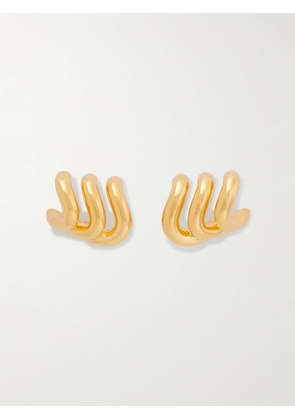 Balenciaga - Loop Trio Gold-tone Earrings - One size
