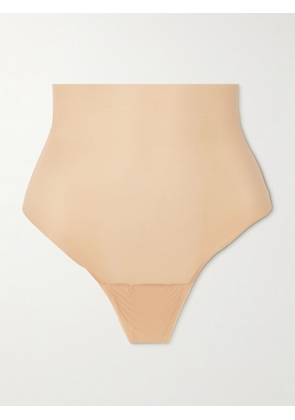 Commando - Featherlight Control Stretch-jersey Thong - Neutrals - x small,small,medium,large,x large