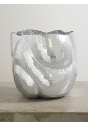 Tom Dixon - Cloud Short Aluminum Vase - Silver - One size