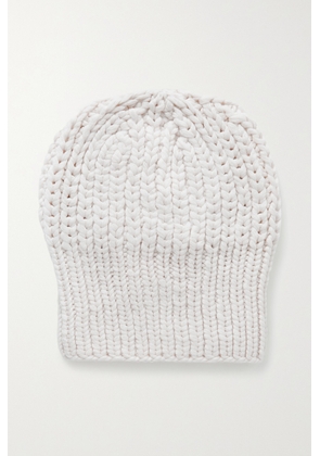 The Row - Ayfer Ribbed Cashmere Beanie - White - XS/S,M/L