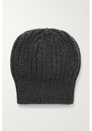 The Row - Ayfer Ribbed Cashmere Beanie - Gray - XS/S,M/L
