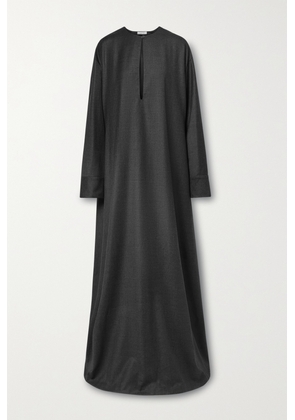 The Row - Aubra Oversized Wool Maxi Dress - Gray - x small,small,medium,large