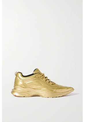AZ Factory - Collapsible-heel Neoprene And Mesh Slip-on Sneakers - Gold - FR36,FR37,FR38,FR39,FR40,FR41,FR42