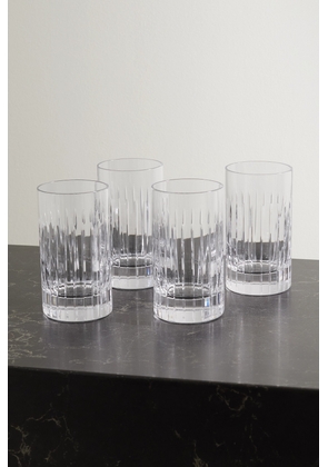 Soho Home - Roebling Set Of Four Crystal Highball Glasses - Neutrals - One size