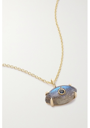 Sydney Evan - 14-karat Gold, Labradorite And Sapphire Necklace - One size