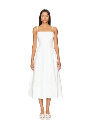 Rue Sophie Tate Dress in White. Size M.