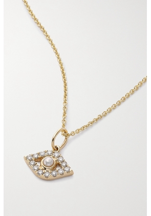 Sydney Evan - 14-karat Gold, Pearl And Diamond Necklace - One size