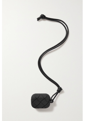 Bottega Veneta - Intrecciato Rubber Airpods Case - Black - One size