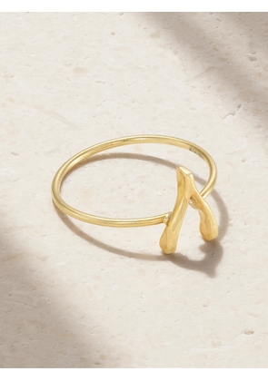 Jennifer Meyer - Mini Wishbone 18-karat Gold Ring - 3,4,5,6,7,8