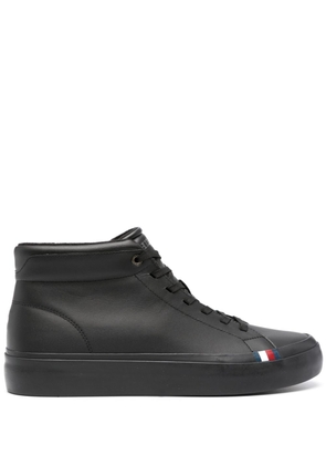 Tommy Hilfiger Modern lace-up leather sneakers - Black
