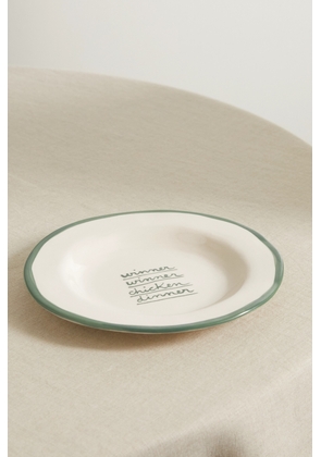 LAETITIA ROUGET - 20cm Ceramic Dessert Plate - White - One size