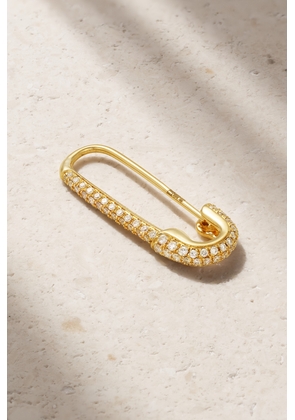 Anita Ko - Safety Pin 18-karat Gold Diamond Earring - One size