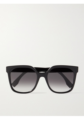 Fendi - Oversized Square-frame Acetate Sunglasses - Black - One size
