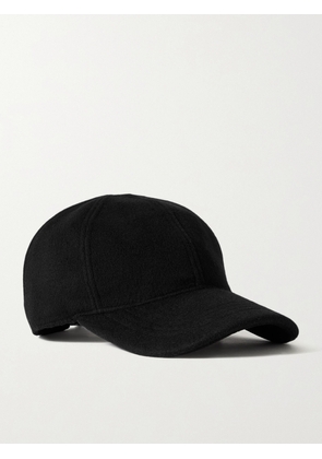 TOTEME - Double Wool And Cashmere-blend Baseball Cap - Black - One size
