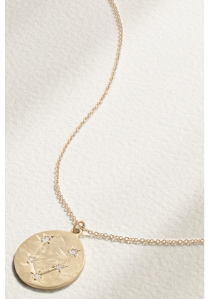 Brooke Gregson - Zodiac Pisces 14-karat Gold Diamond Necklace - One size