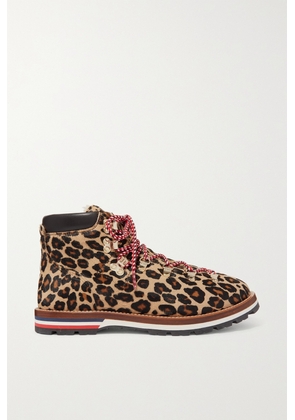 Moncler - Blanche Shearling-lined Calf Hair Ankle Boots - Animal print - IT35,IT36,IT36.5,IT37,IT38,IT39,IT40,IT41,IT42