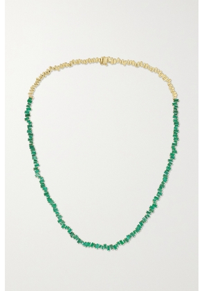 Suzanne Kalan - 18-karat Gold Emerald Necklace - Green - One size