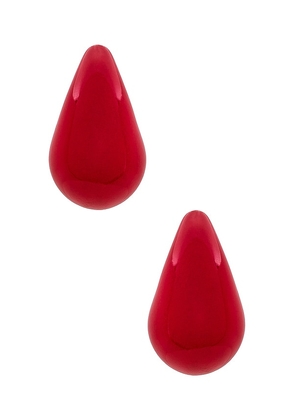 8 Other Reasons Teardrop Earrings in Red.