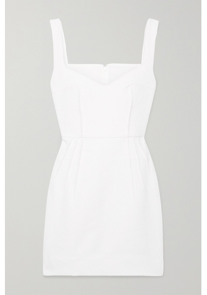 Emilia Wickstead - Judita Cloqué Mini Dress - White - UK 6,UK 8,UK 10,UK 12,UK 14,UK 16