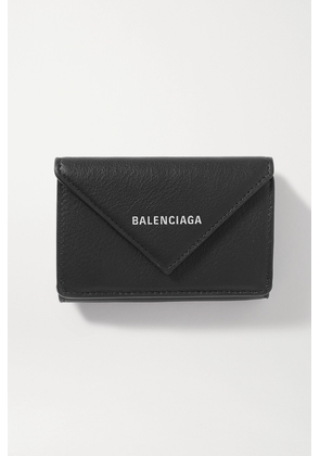Balenciaga - Papier Mini Printed Textured-leather Wallet - Black - One size