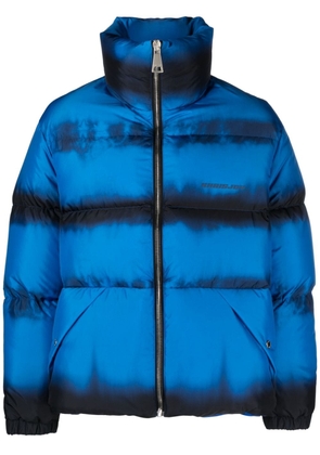 Khrisjoy faded-effect padded jacket - Blue