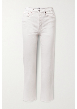 RE/DONE - + Net Sustain 90s High Rise Stove Pipe Straight-leg Jeans - Off-white - 23,24,25,26,27,28,29,30,31,32
