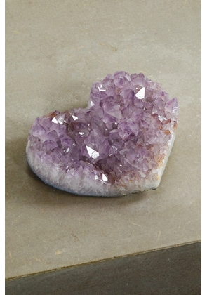 JIA JIA - Jumbo Amethyst Geode Heart - Purple - One size