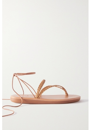 Ancient Greek Sandals - Plage Braided Leather Slides - Neutrals - IT35,IT36,IT37,IT38,IT39,IT40,IT41,IT42