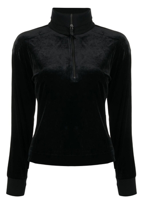 SPANX velvet half-zip sweatshirt - Black