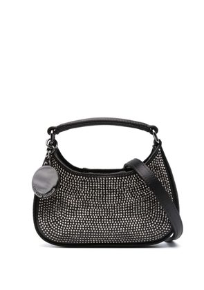 Emporio Armani rhinestone-embellished mini bag - Black