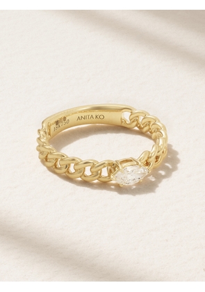 Anita Ko - 18-karat Gold Diamond Ring - 4,5,6,7