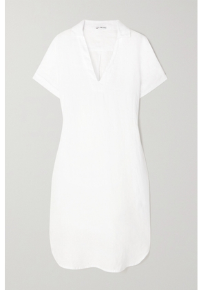 James Perse - Linen Midi Dress - White - 0,1,2,3,4