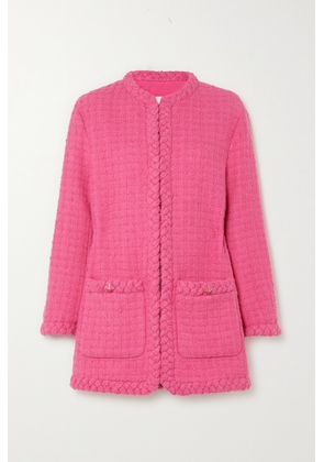 Valentino Garavani - Braided Wool-blend Bouclé-tweed Jacket - Pink - IT36,IT38,IT40,IT42,IT44,IT46