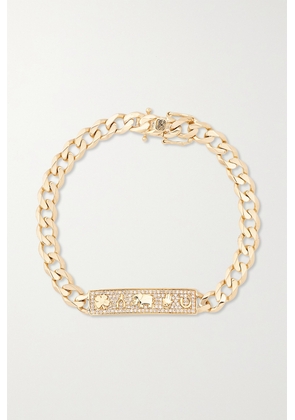 Sydney Evan - 14-karat Gold Diamond Bracelet - One size