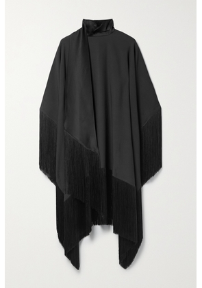Taller Marmo - + Net Sustain Mrs. Ross Fringed Crepe Midi Dress - Black - One size