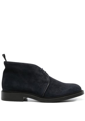 Fratelli Rossetti lace-up suede ankle boots - Blue