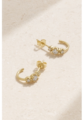 Jennifer Meyer - 18-karat Gold Diamond Earrings - One size