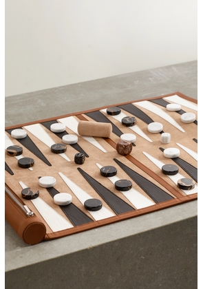 Jil Sander - Portable Leather Backgammon Set - Brown - One size
