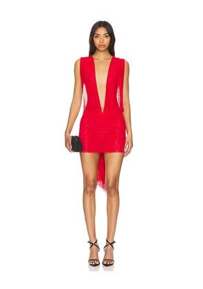 1XBLUE Chloe Dress in Red. Size M, S.