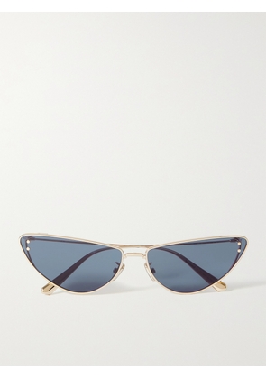 DIOR Eyewear - Missdior B1u Cat-eye Gold-tone Sunglasses - Blue - One size