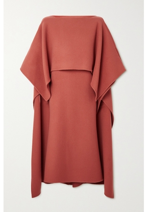 The Row - Louise Cashmere Cape - Orange - One size