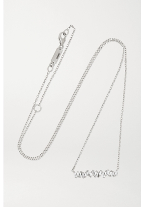 Suzanne Kalan - 18-karat White Gold Diamond Necklace - One size