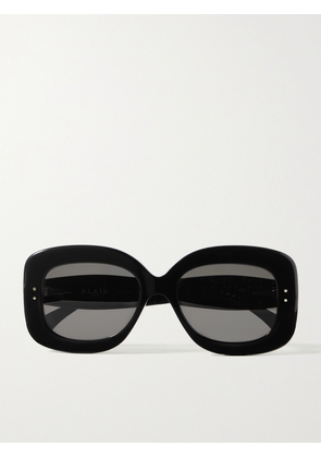 Alaïa - Square-frame Acetate Sunglasses - Black - One size