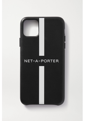 NET-A-PORTER - + The Daily Edited Printed Leather Iphone 11 Pro Max Case - Black - One size