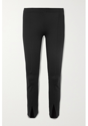 The Row - Thilde Stretch-cady Straight-leg Pants - Black - x small,small,medium,large,x large