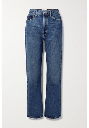 AGOLDE - + Net Sustain '90s Pinch Waist High-rise Straight-leg Organic Jeans - Blue - 23,24,25,26,27,28,29,30,31,32